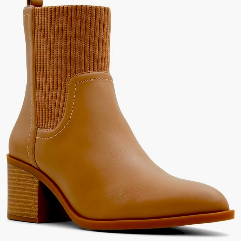 New in the box easy on, easy off ankle boots